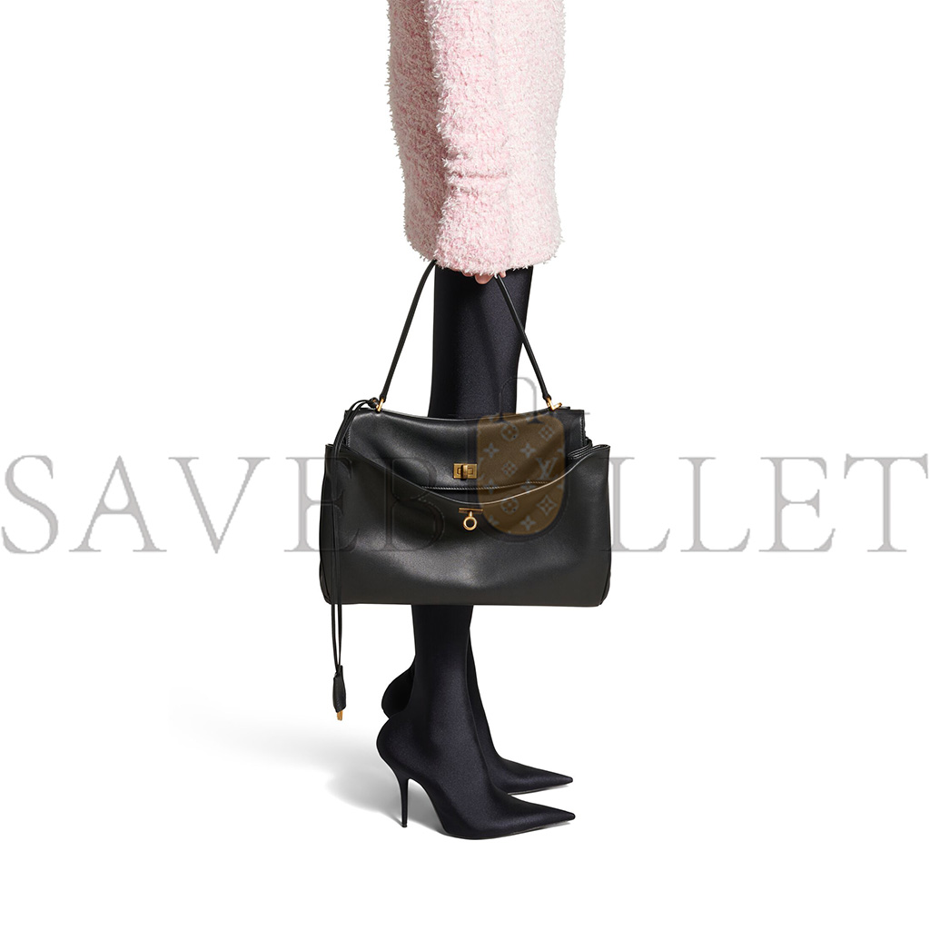 Ba*len*cia*ga rodeo medium tote gold hardware (35*23.3*10.9cm)